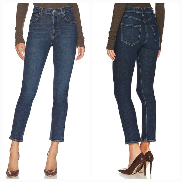 Agolde Denim - AGOLDE Riley Long Jeans in Color Divided Size 24